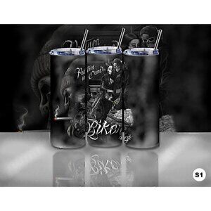 Bike Custom 20oz Tumbler. This is for 1 Tumbler 20oz.